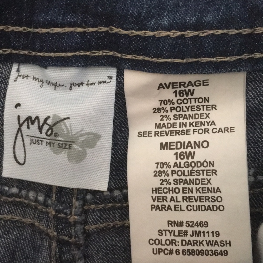 16W NWOT Stretch denim - Picture 5 of 5